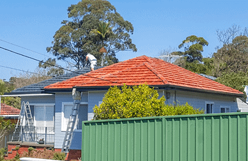 Roof panting services in Mosman